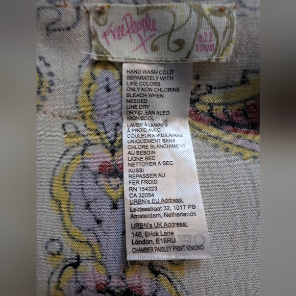 Free People Chamber Paisley Print Kimono - Picture 6 of 6